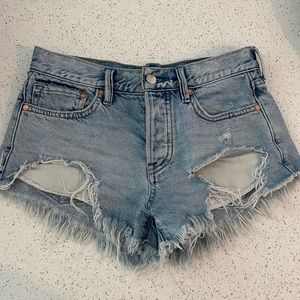Free people distressed shorts